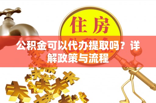 东洲公积金可以代办提取吗？详解政策与流程