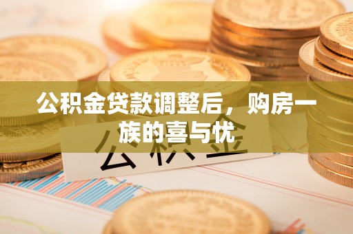 东洲公积金贷款调整后，购房一族的喜与忧