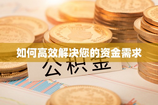东洲如何高效解决您的资金需求